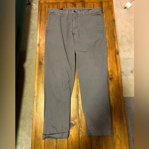 1901 Ballard Slim Fit Washed Chinos 34x30 - Gray